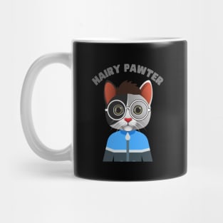 Hairy Pawter, cats, Kitten, Kitty, Cat lover, Animal, Pet, Funny, Funny Cat, Glasses, Track suit, Mug